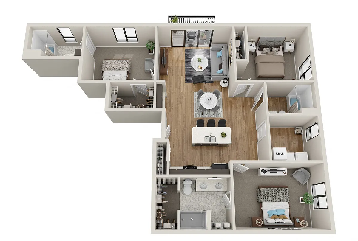 Floor plan Honeysuckle