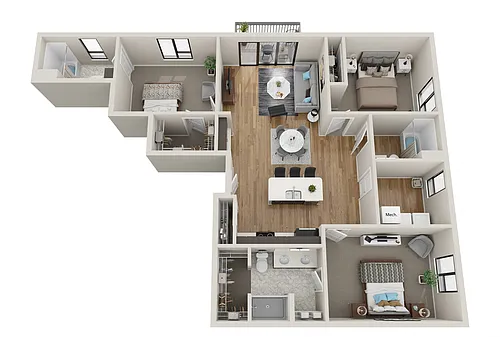 Floor plan Honeysuckle
