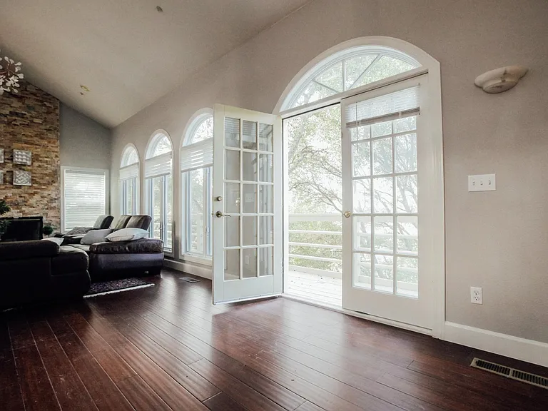 Door to deck area