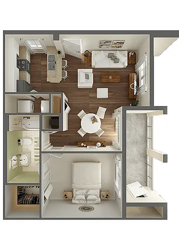 Floor plan Wabasso