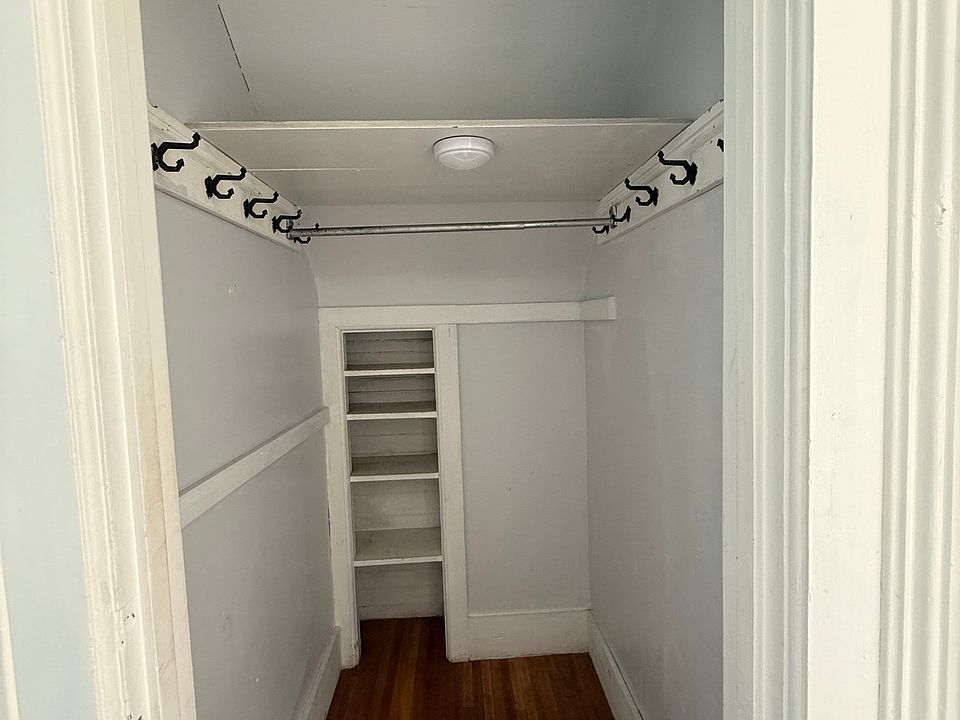 Generously sized storage closet