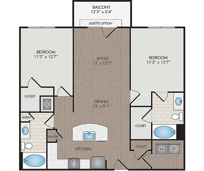 Floor plan Mitchell
