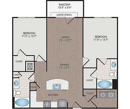 Floor plan Mitchell