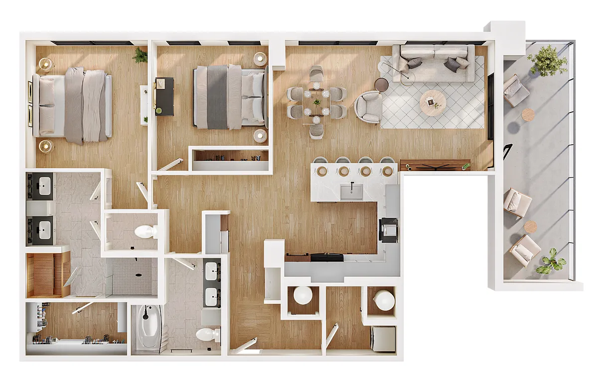 Floor plan B6
