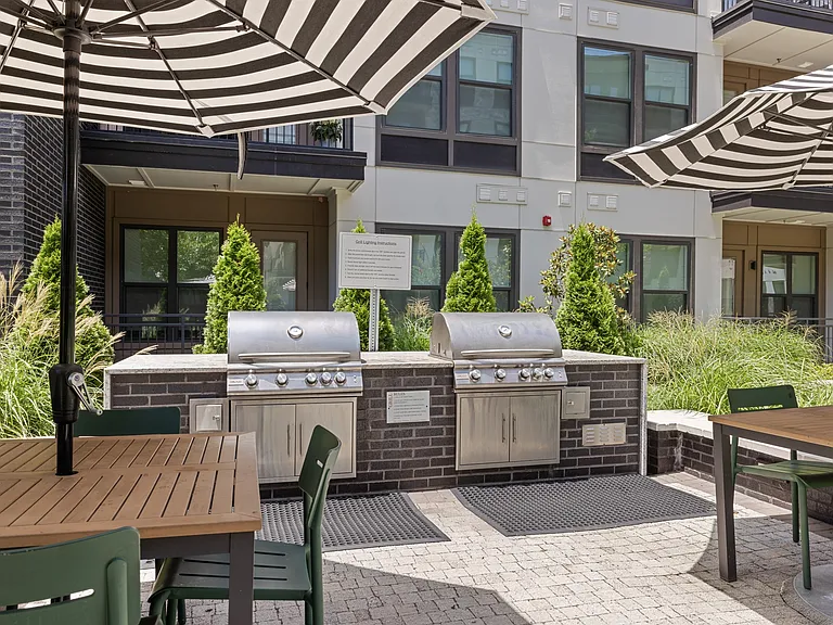 Shaded Courtyard with Fire Pit and Grilling/Picnic Area