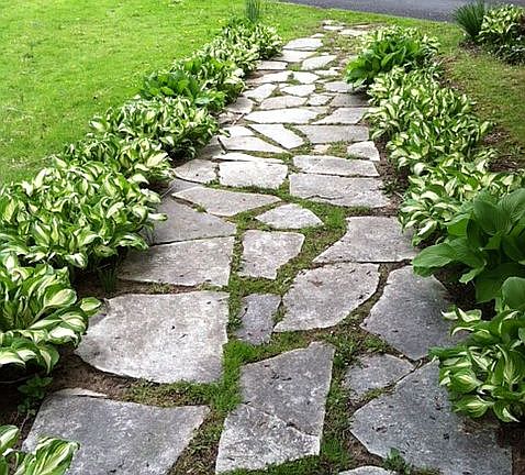 Front Stone Walkway