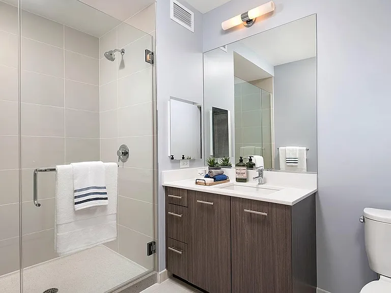 Model bathroom
