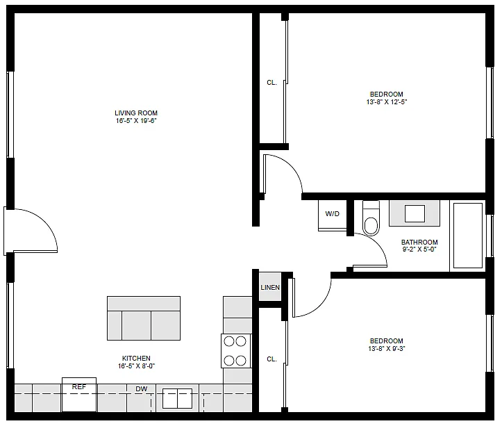 Floor plan 2X1 A