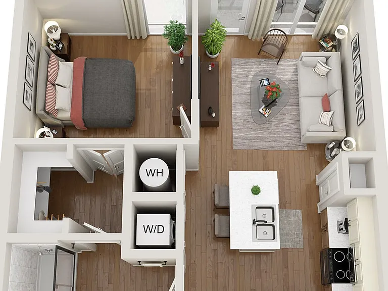 A1 floor plan Mira