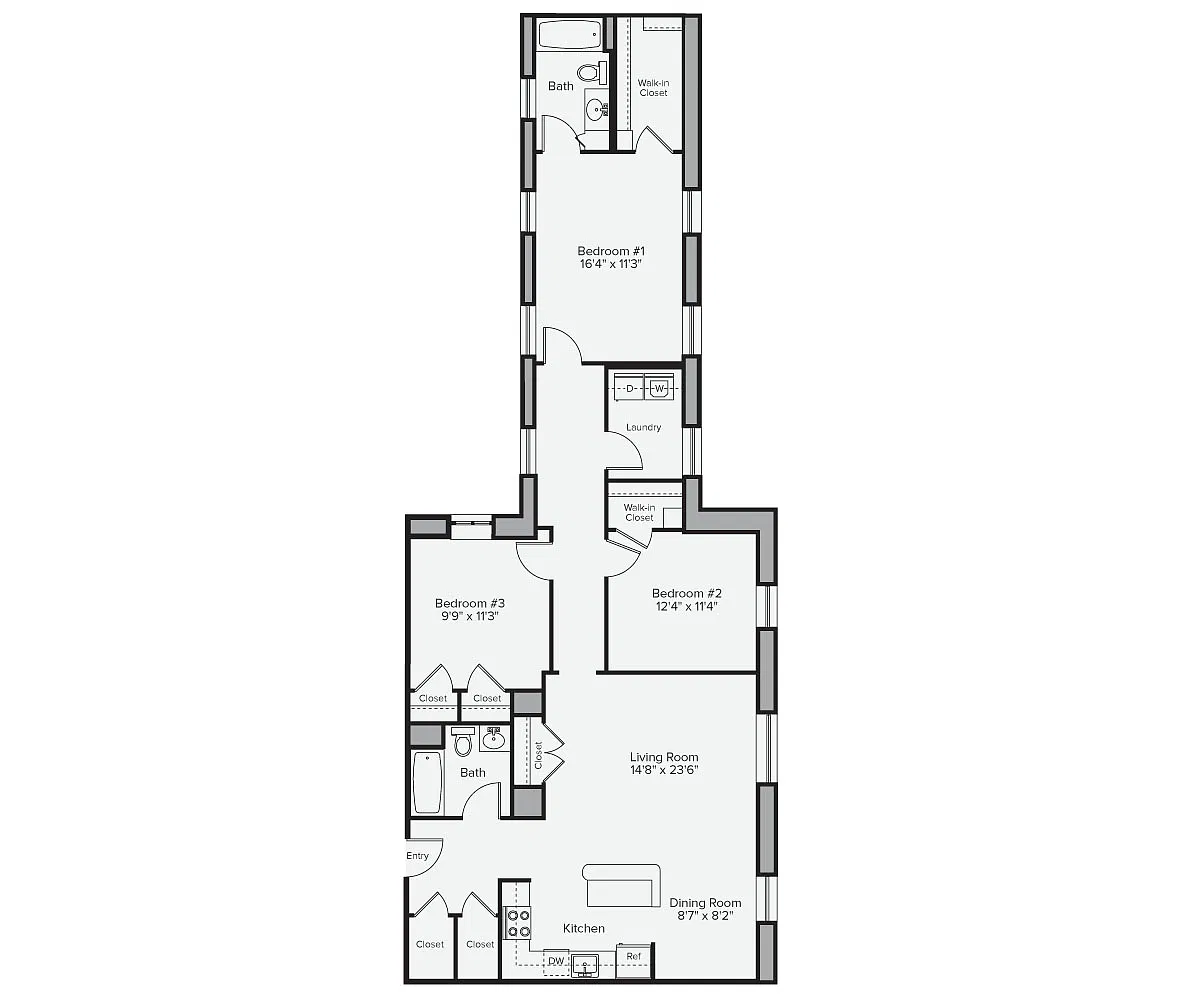 Floor plan C1-1555