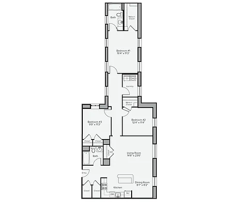 Floor plan C1-1555