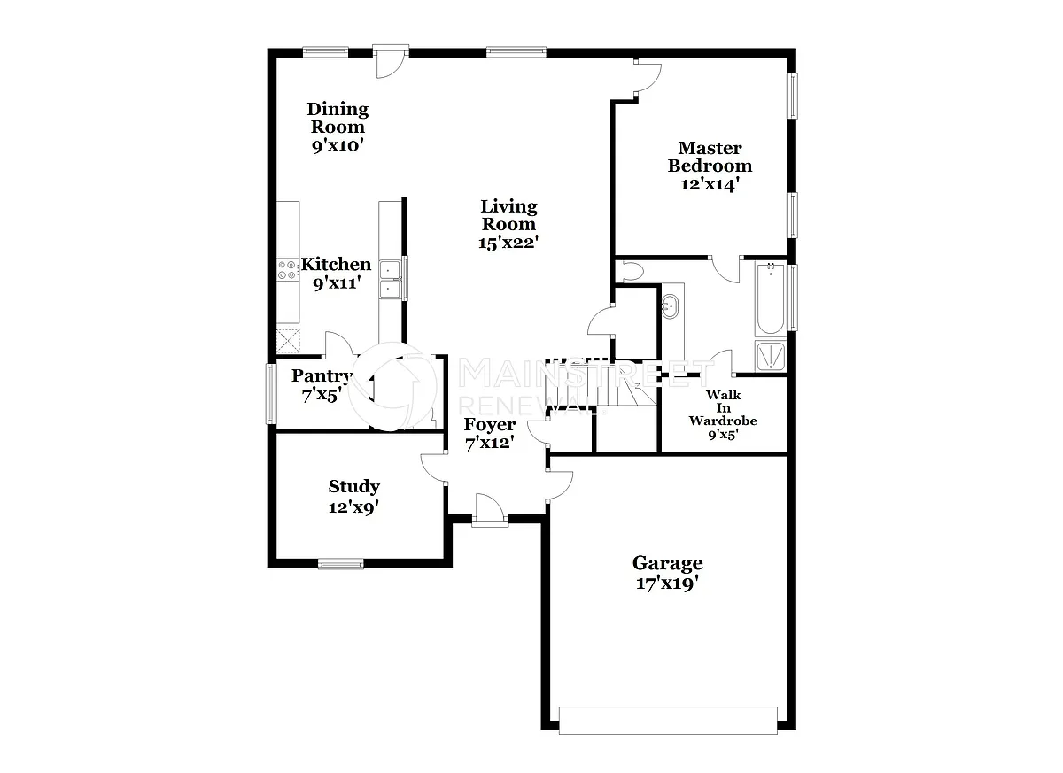 Floor Plan - 8723 Trumpet Cir