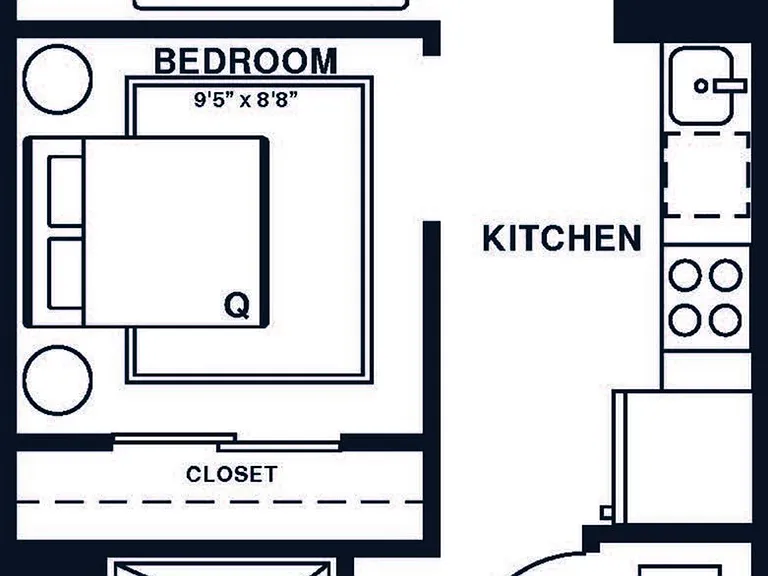 A2U | 1X1 | 488 SQ FT A2U | 1X1 | 488 SQ FT