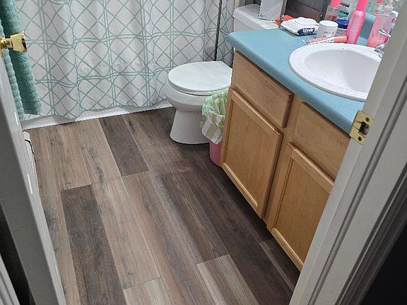 new bathroom floor