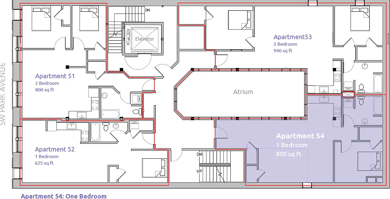 1 bed, 800 sqft, $1,850 — Photo 3