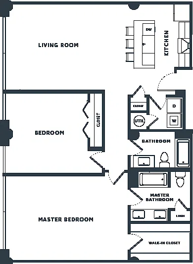 Floor plan 2 Bedroom