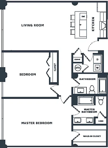 Floor plan 2 Bedroom