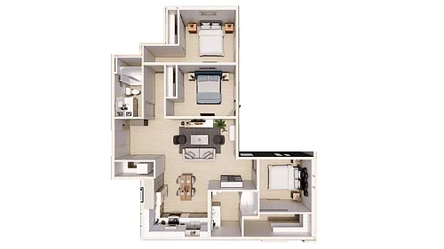 Floor plan The Cascade Loft