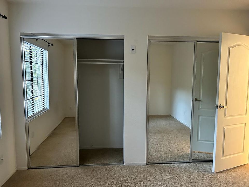 Spacious bedroom with a large closet.