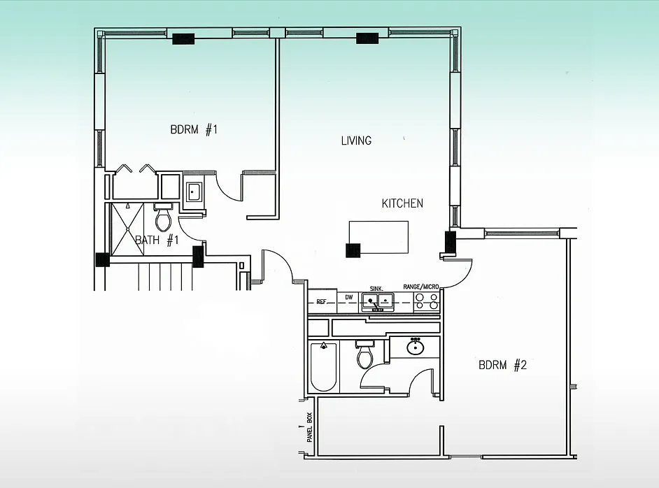 Floor plan Type L