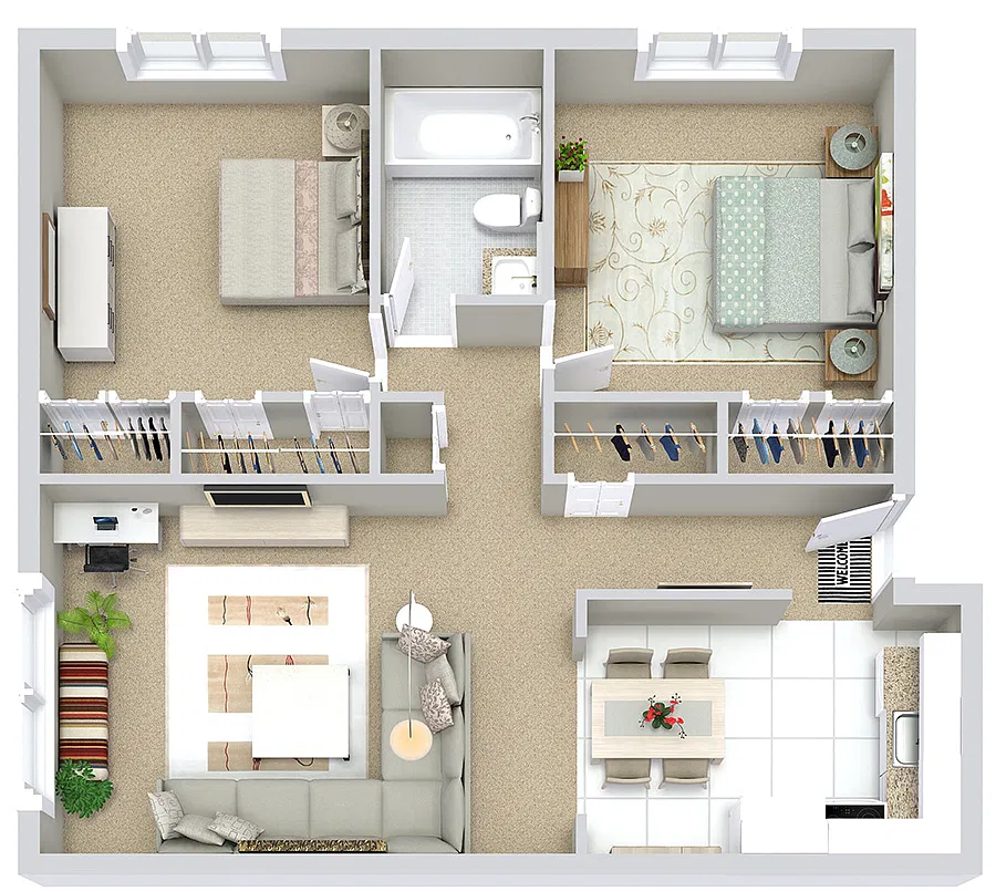 Floor plan The Downtowne
