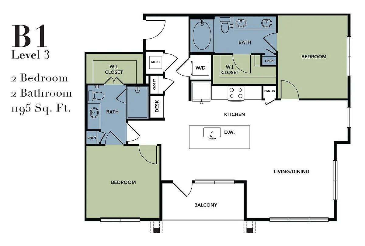 Floor plan B1