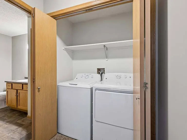 In-home laundry spaces in many floor plans help simplify daily routines, giving you more time to focus on what matters most.