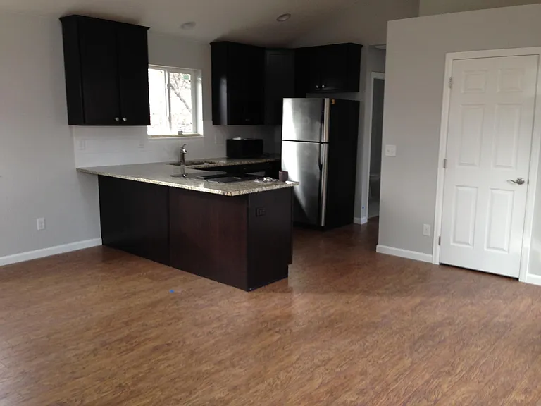 tall kitchen cabinets. open living with kitchen