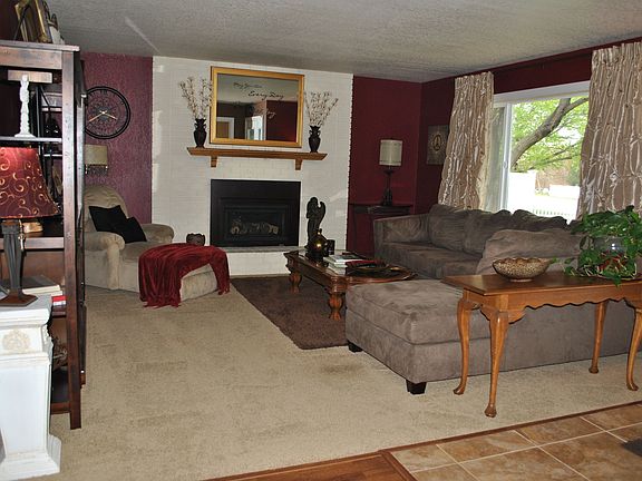 Upstairs Family Room (oops...water on carpet)