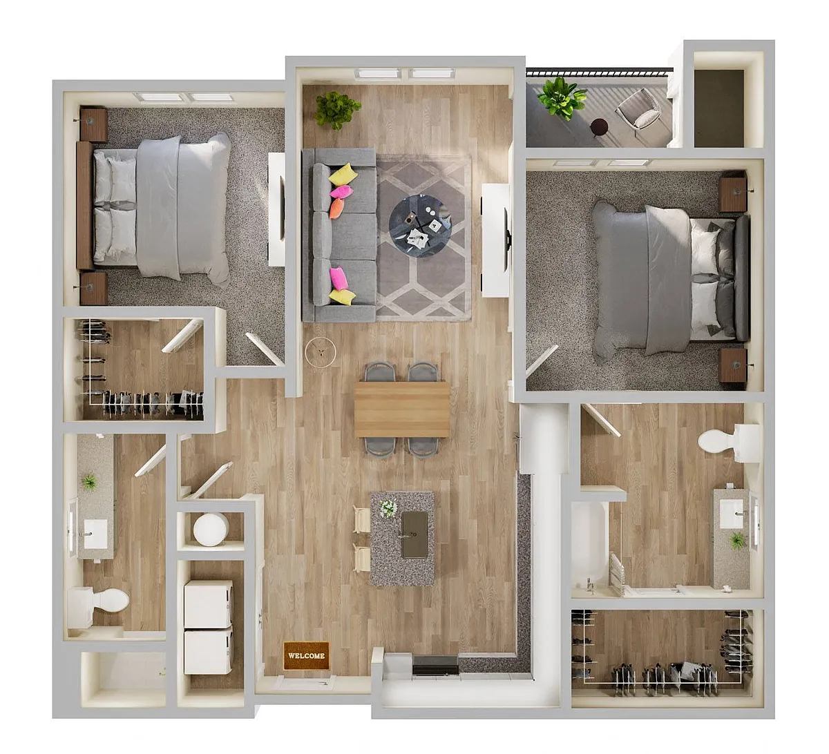 Floor plan B1