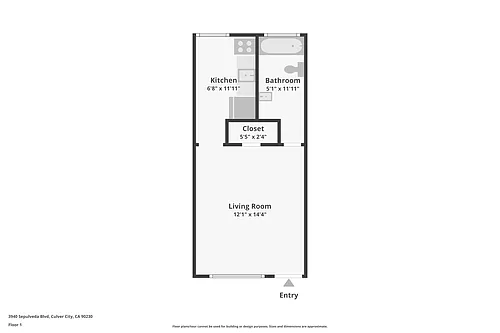 Floor plan Studio