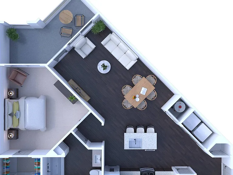 783 SF One Bedroom One bath 783 SF One Bedroom One bath