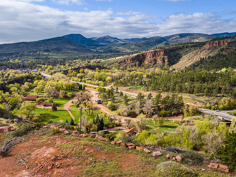 Planet Bluegrass overlook on ranch
