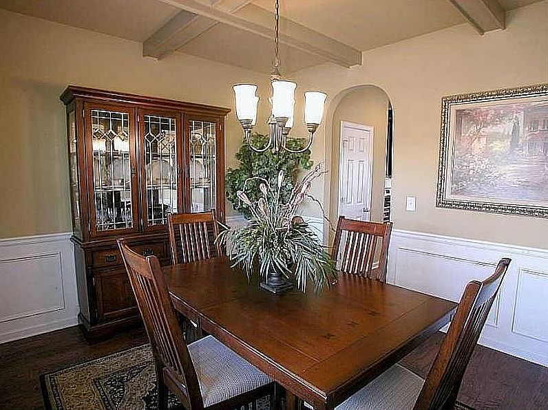 large, separate dining room