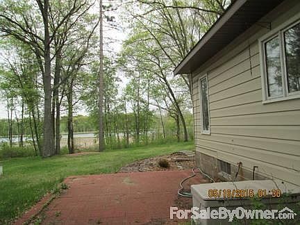 patio with lake view
						:
						side patio