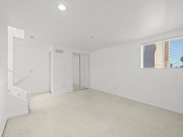 Closet space in the loft plus two windows, south and west facing.