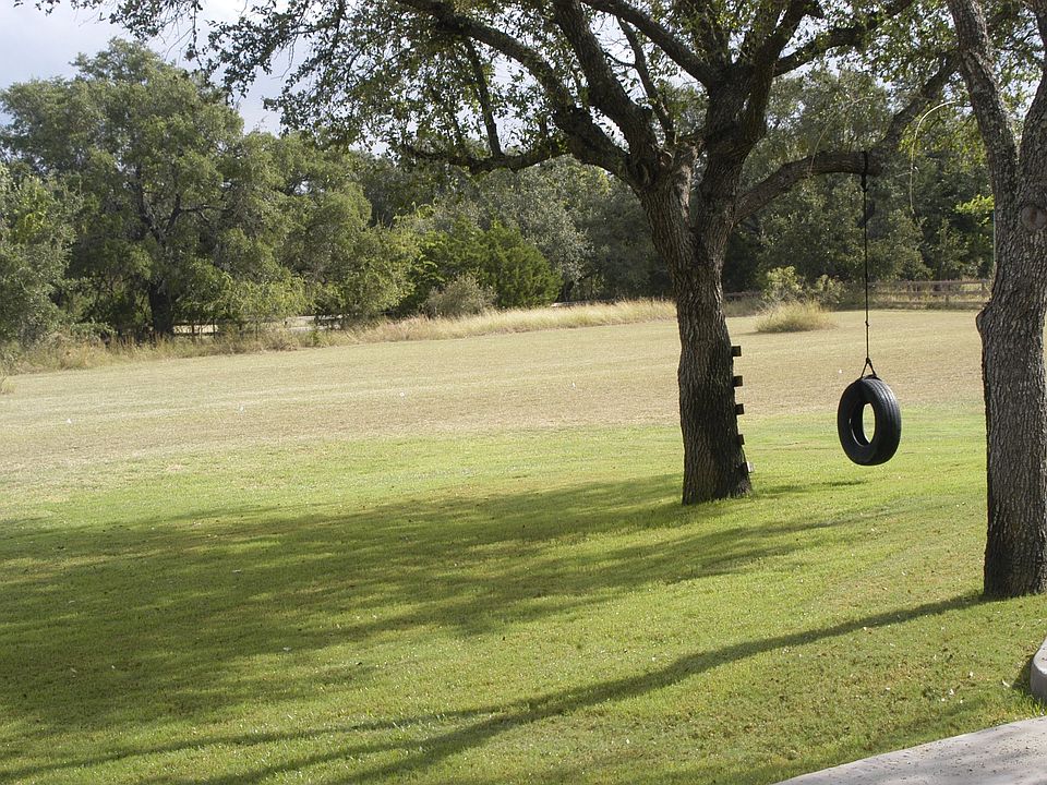 View from back patio looking out to the backyard