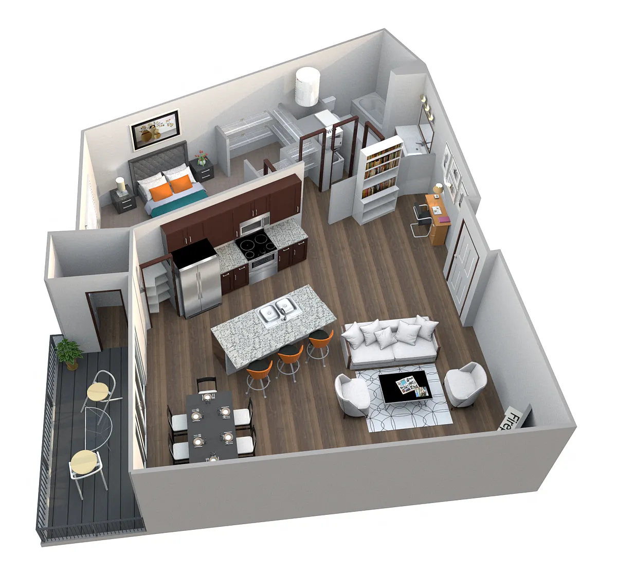 Floor plan Rose