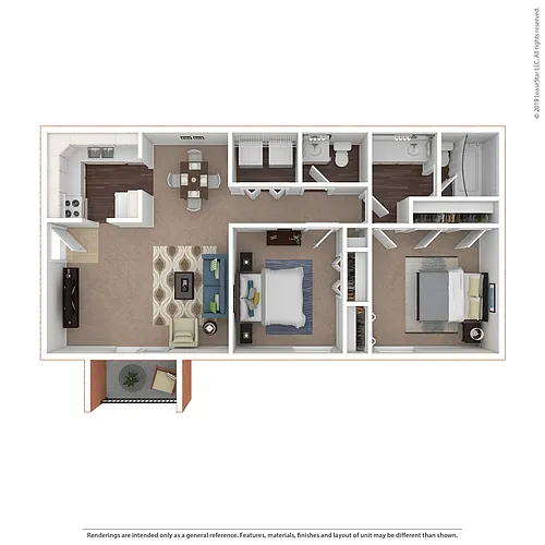 Floor plan 2X15