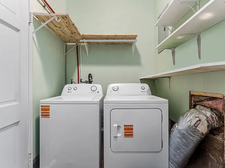 Laundry room located off of flex room/office. Washer and dryer provided.