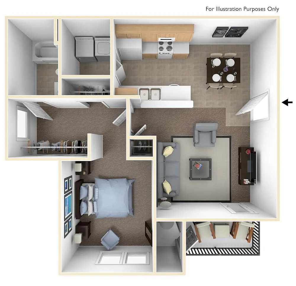 Floor plan The Garden
