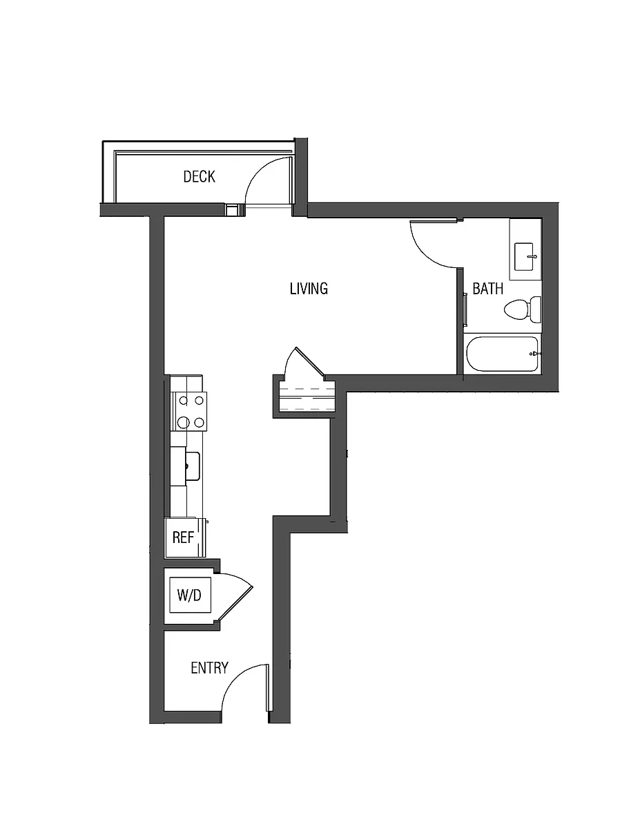 Floor plan Studio - S2
