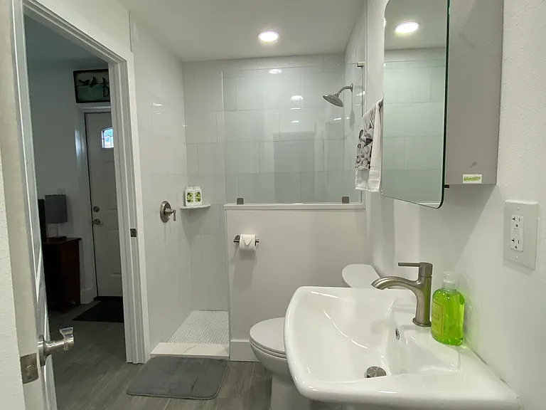 Thoughtfully connected to the private guest entrance suite.