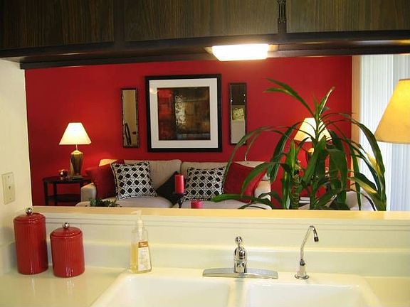 Living Room Kitchen View