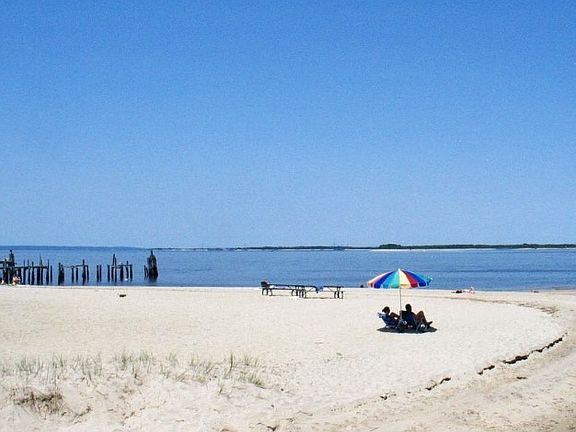 The beach outside your front