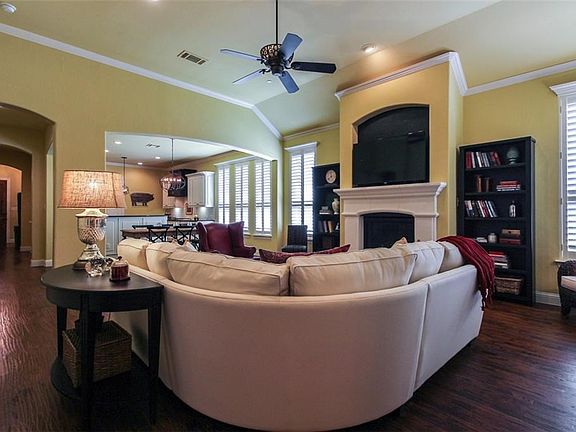 Living Area with Fireplace