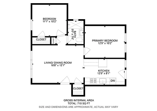 Floor plan Two Bedroom