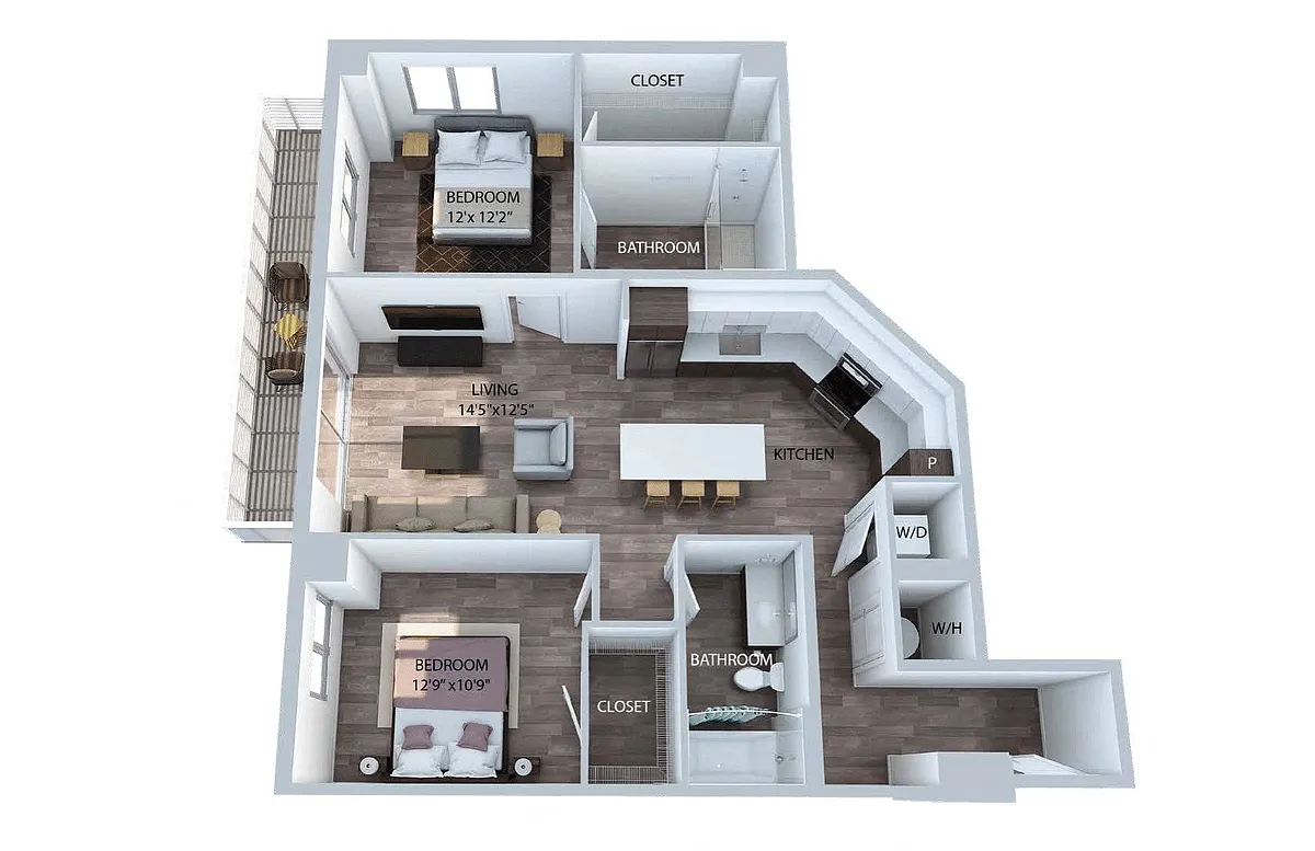 Floor plan B3a