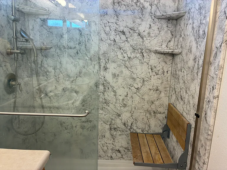 New shower