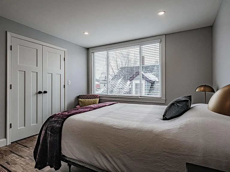 Master bedroom with large closet